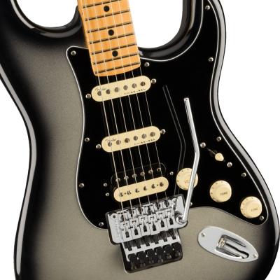 Fender Ultra Luxe Stratocaster Floyd Rose HSS MN SVB エレキギター コントロール画像
