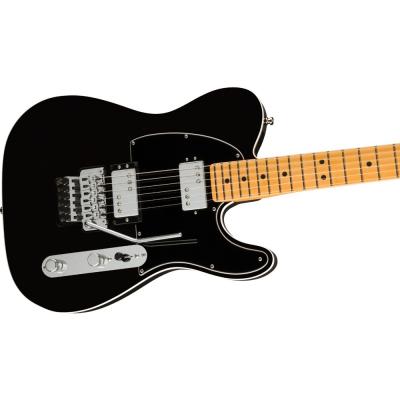 Fender American Ultra Luxe Telecaster Floyd Rose HH MN MBK エレキギター ボディアップ画像