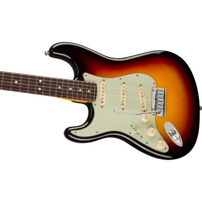 Fender American Ultra Stratocaster Left-Hand RW UBST ボディトップアップ画像