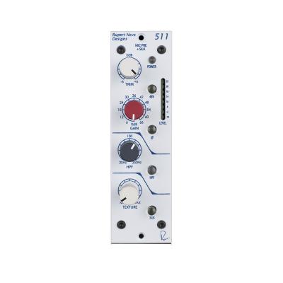 Rupert Neve Designs Portico 511 マイクプリアンプ パネル部分アップの画像