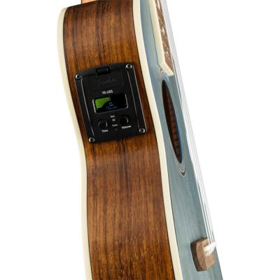 Fender Dani Harrison Uke TURQUOISE WN テナーウクレレ サイド画像