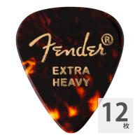 Fender 351 Shape Tortoise Shell(べっ甲柄) Extra Heavy ギターピック 12枚入り