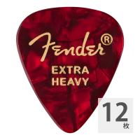 Fender 351 Shape Premium Picks Extra Heavy Red Moto ギターピック 12枚入り