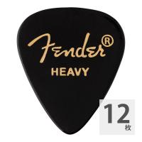 Fender 351 Shape Premium Picks Heavy Black ギターピック 12枚入り