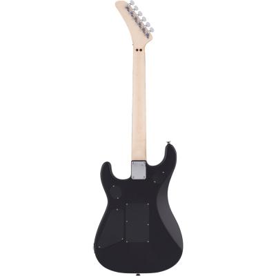 EVH 5150 Series Deluxe Poplar Burl Ebony Fingerboard Black Burst エレキギター 背面全体の画像