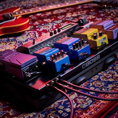 BOSS BCB-1000 Pedal Board エフェクターケース スーツケースタイプ セッティングイメージ