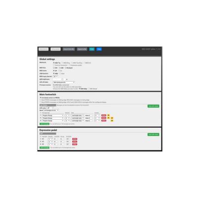DISASTER AREA DESIGNS MIDI Baby3 MIDIコントローラー エディター・ソフトウェアの画像