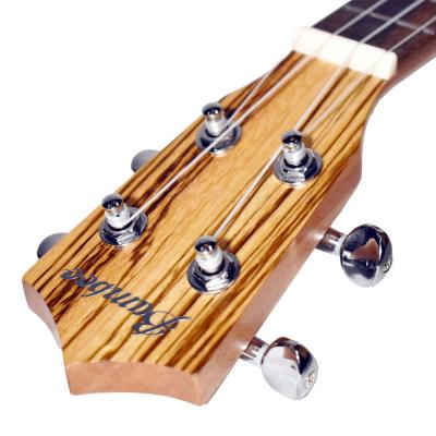 Bamboo BU-23CBQ Zebrano Concert w/EQ エレクトリックコンサートウクレレ ヘッド