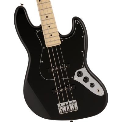 Fender Made in Japan Hybrid II Jazz Bass MN BLK エレキベース ボディアップ画像