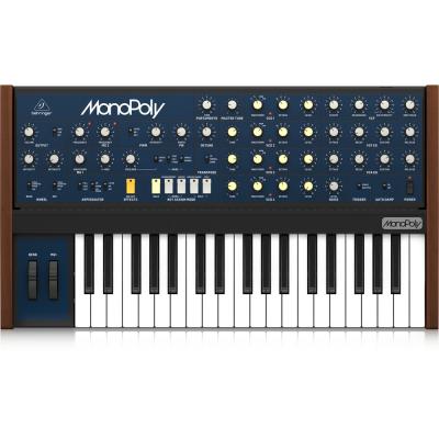 BEHRINGER MonoPoly アナログシンセサイザー 本体正面の画像