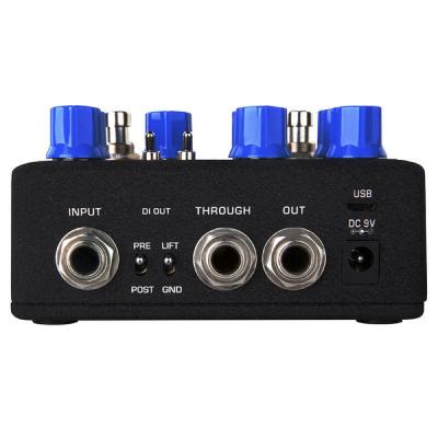 NUX MLD Bass Preamp + DI NBP-5 ベース用プリアンプ D.I. 国内正規輸入品 筐体背面の画像