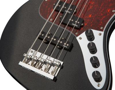 Sadowsky MetroExpress Hybrid P/J Bass Maple Fingerboard 5-String Solid Black High Polish 5弦エレキベース ピックアップの画像