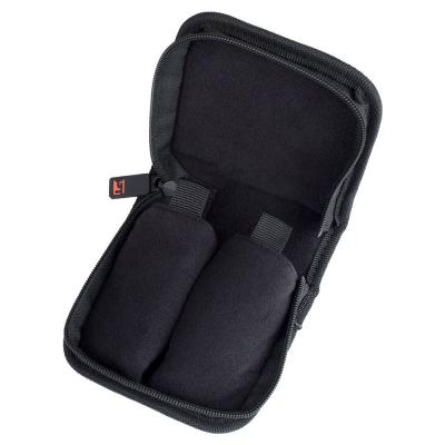 PROTEC A222CAMO カモフラージュ柄 トロンボーンマウスピース用ポーチ 2本用 ポーチ内部