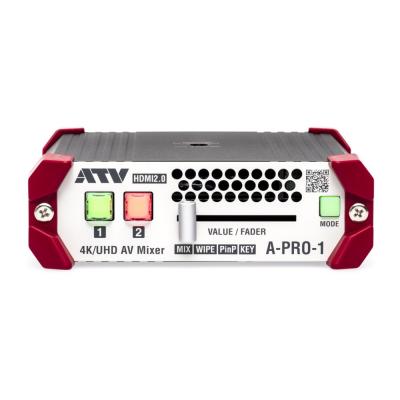 ATV A-PRO-1 HDMI2.0 2ch 4K 1M/E AV Mixer コンパクトAVミキサー 正面画像
