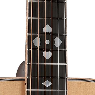 ZEMAITIS AAJ-3000HW-E NAT エレクトリックアコースティックギター ゼマイティス 12フレットのポジション・マークはハートのデザイン