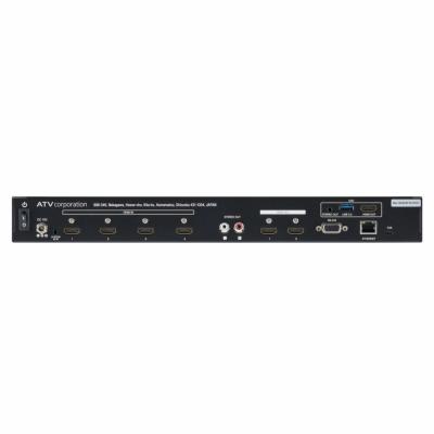 ATV AV-4K-4X1 HDMI2.0 4ch MULTI-FORMAT SEAMLESS SWITCHER ビデオスイッチャー リア画像