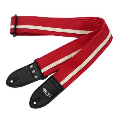 Couch Racer X Red / White ギターストラップ