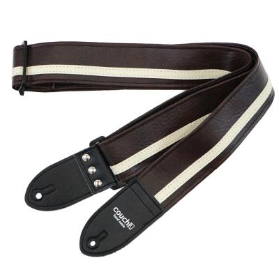 Couch Racer X Brown / White ギターストラップ
