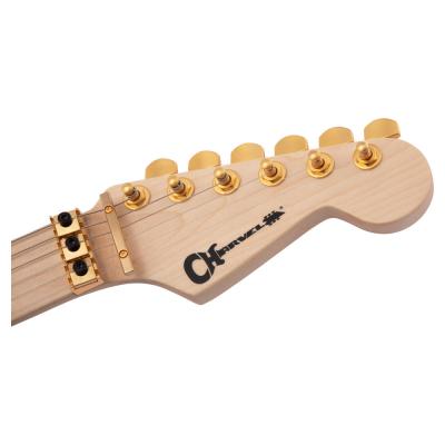 Charvel Pro-Mod DK24 HH FR M Mahogany with Quilt Maple Dark Amber エレキギター ヘッド