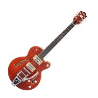 GRETSCH G6659TFM Players Edition Broadkaster Jr. Center Block Single-Cut with String-Thru Bigsby Bourbon Stain エレキギター