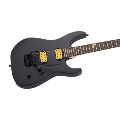 Jackson MJ Series Dinky DKR Satin Black エレキギター ボディ画像