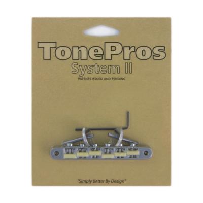 TonePros AVR2G-C Replacement ABR-1 Tuneomatic with G Formula saddles クローム ギター用ブリッジ