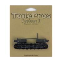 TonePros TP7-B 7 String Metric Tuneomatic Large Posts ブラック ギター用ブリッジ