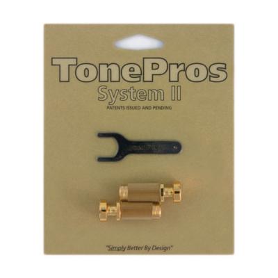 TonePros SS1-G Standard Locking Studs ブリッジスタッド アンカー ゴールド