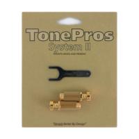 TonePros SS1-G Standard Locking Studs ブリッジスタッド アンカー ゴールド