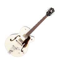 GRETSCH G6118T Players Edition Anniversary Hollow Body with String-Thru Bigsby Two-Tone Vintage White/Walnut Stain エレキギター
