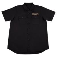GRETSCH Biker Work Shirt Black Lサイズ 半袖 ワークシャツ
