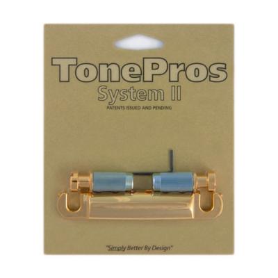 TonePros T1ZA-G Metric Aluminum Tailpiece ゴールド ギター用テールピース