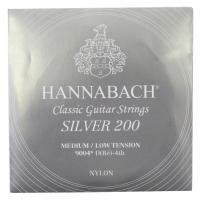 HANNABACH Silver200 9004Medium/low 4弦 ミディアムローテンション バラ弦 クラシックギター弦