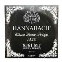 HANNABACH Alto 8361MT BLACK ミディアムテンション 1弦用 バラ弦 クラシックギター弦