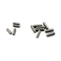 Montreux Saddle height screw set inch Stainless Oval Point 12 No.9249 弦高調整用イモネジ