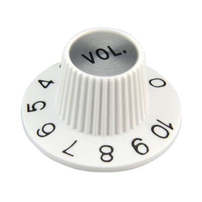 Montreux Inch Sombrero Knob Volume White No.9519 コントロールノブ