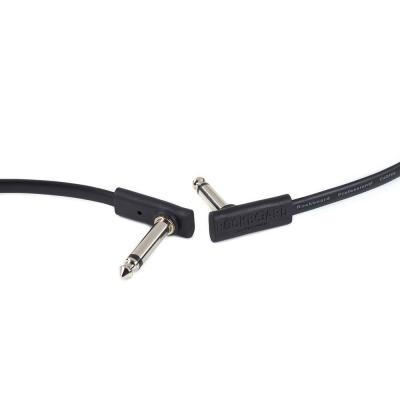 RockBoard RBO CAB PC F 100 BLK Flat Patch Cable 100 cm フラットパッチケーブル プラグ画像