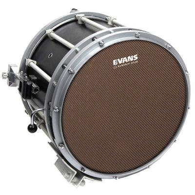EVANS SB13MSB 13' System Blue Marching Snare Batter マーチングスネアヘッド 装着イメージ画像