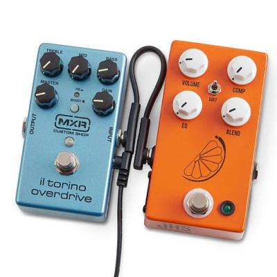 RockBoard RBO CAB POWER 30 AA Flat Power Cable Angled Angled 30 cm エフェクター用 フラット電源ケーブル 接続イメージ画像