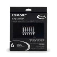 RockBoard RBO CAB PW PLUG 6 CR PatchWorks Solderless Plugs 6 pcs Chrome ソルダーレスプラグ