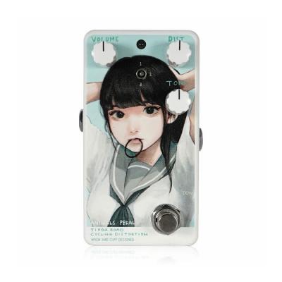 Animals Pedal Custom Illustrated 034 Tioga Road Cycling Distortion by might 夏の仕草 ホワイト筐体 ディストーション ギターエフェクター