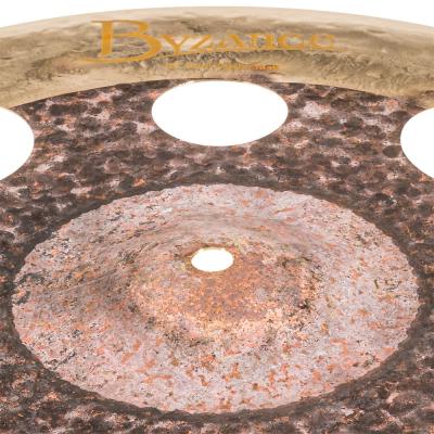MEINL B16DUTRC Trash Crashes Byzance Dual Series 16' クラッシュシンバル マイネル 穴あきシンバル カップ部画像