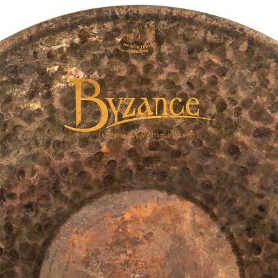 MEINL B14EDMH Hihats Byzance Extra Dry Series 14" ハイハットシンバル ペア ロゴ部画像