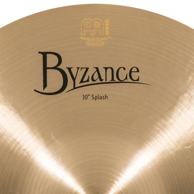 MEINL B10S Splashes Byzance Traditional series 10' スプラッシュシンバル マイネル ロゴ サイズ表記画像