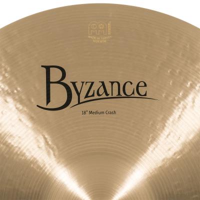 MEINL B18MC Crashes Byzance Traditional series 18' クラッシュシンバル マイネル ロゴ サイズヒ表記画像