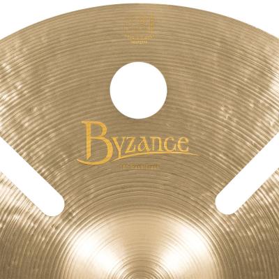 MEINL B18TRC Trash Crashes Byzance Vintage Series 18' クラッシュシンバル マイネル ロゴ サイズ表記画像