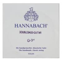 HANNABACH 8413MT Double Bass ミディアムテンション 3弦用 バラ弦 クラシックギター弦