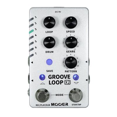 Mooer GROOVE LOOP X2 ドラムマシン エフェクター