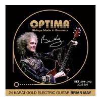 Optima Strings 2028.BM 24K Gold Strings Brian May Signature エレキギター弦