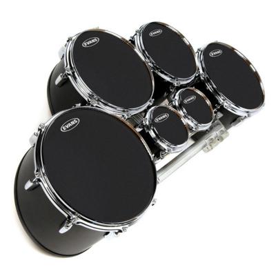 EVANS TT12MXB 12' MX Black Marching Tenor Head マーチングテナードラムヘッド 設置例画像